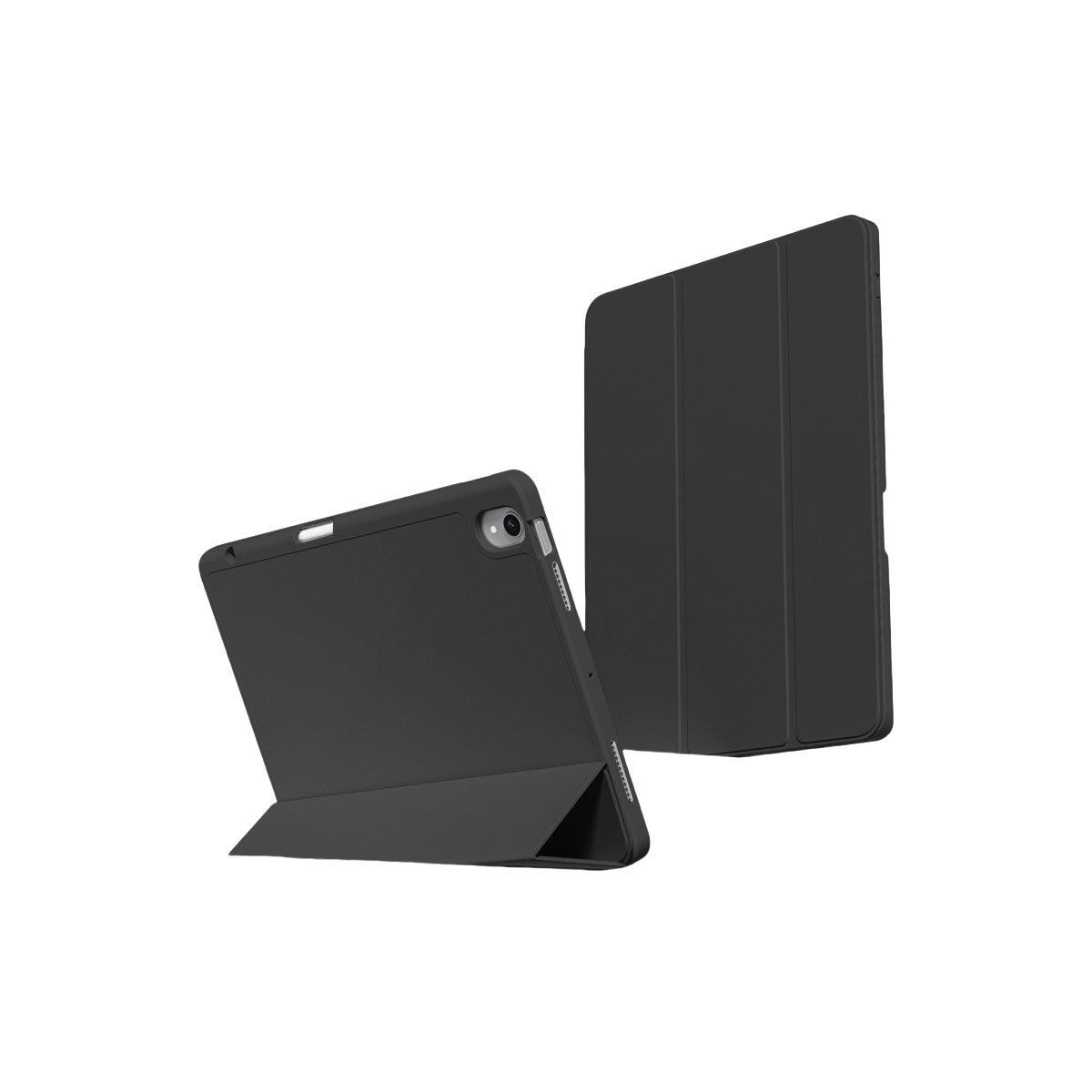 Beskyttelsesveske for iPad Air 13 (M2) 2024/Pro 12,9 tommer med blyantholder - svart