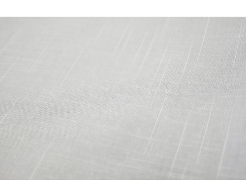 Gordijn met plooiband Crosta linnenstructuur wit 245x250 cm
