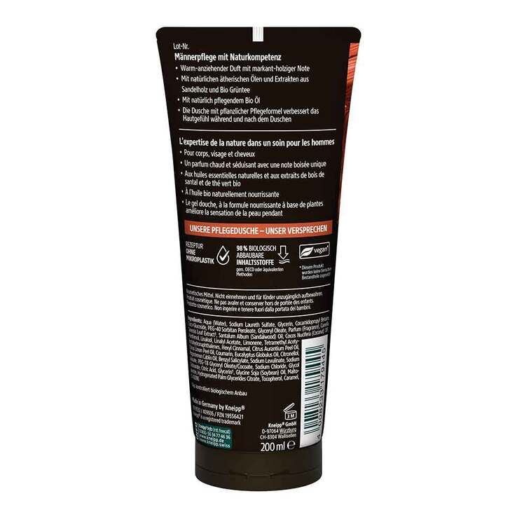 Kneipp Men 3in1 Pflegedusche Wild, 200 ml