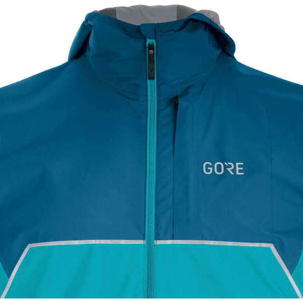 Veste running GORE GORE R7 PARTIAL GTX I VESTE CAPUCHE SCUBA BLUE/SPHERE BLUE 21 SCUBA BLUE/SPHERE BLUE