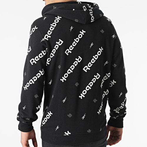 Sweat Capuche Reebok Identity AOP HB5976 Noir