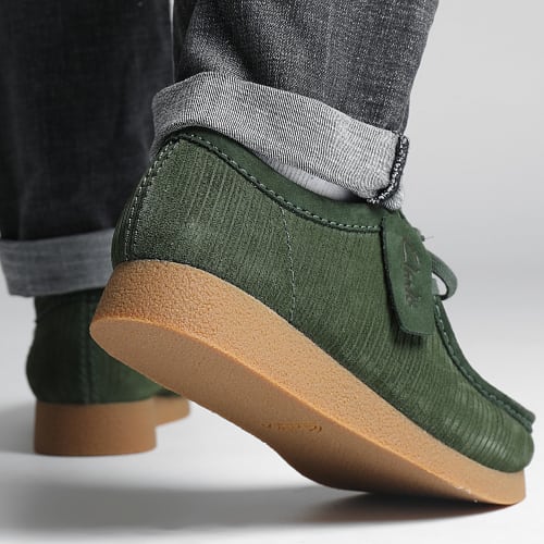 Chaussures Wallabee Evo Dark Green Suede