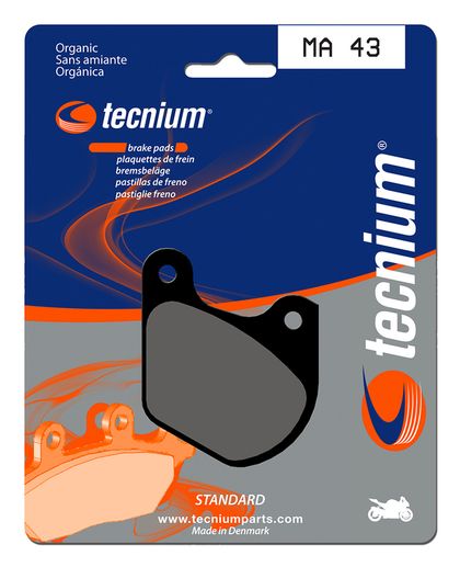 Plaquettes de freins Tecnium route organique - MA43