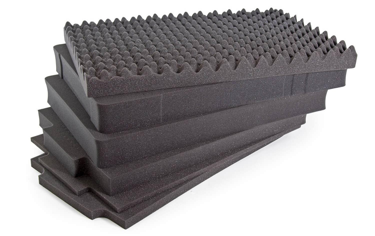 Schaumstoffeinsatz Set für Mod. 963<br>Würfelschaumeinlage für Kunststoffkoffer 963 zum Schutz wertvoller Ausrüstung und empfindlicher Geräte