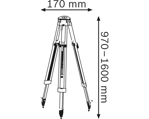 Bosch Professional BT 160 bouwstatief