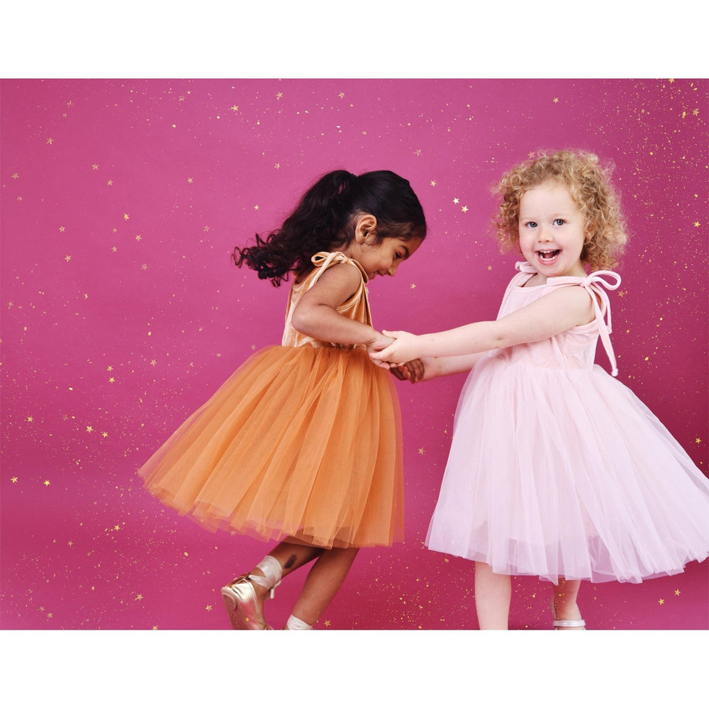 Køb Dolly by Le Petit Tom Pink Dolly Universe Velvet Cosmic Strings Tutu Kjole