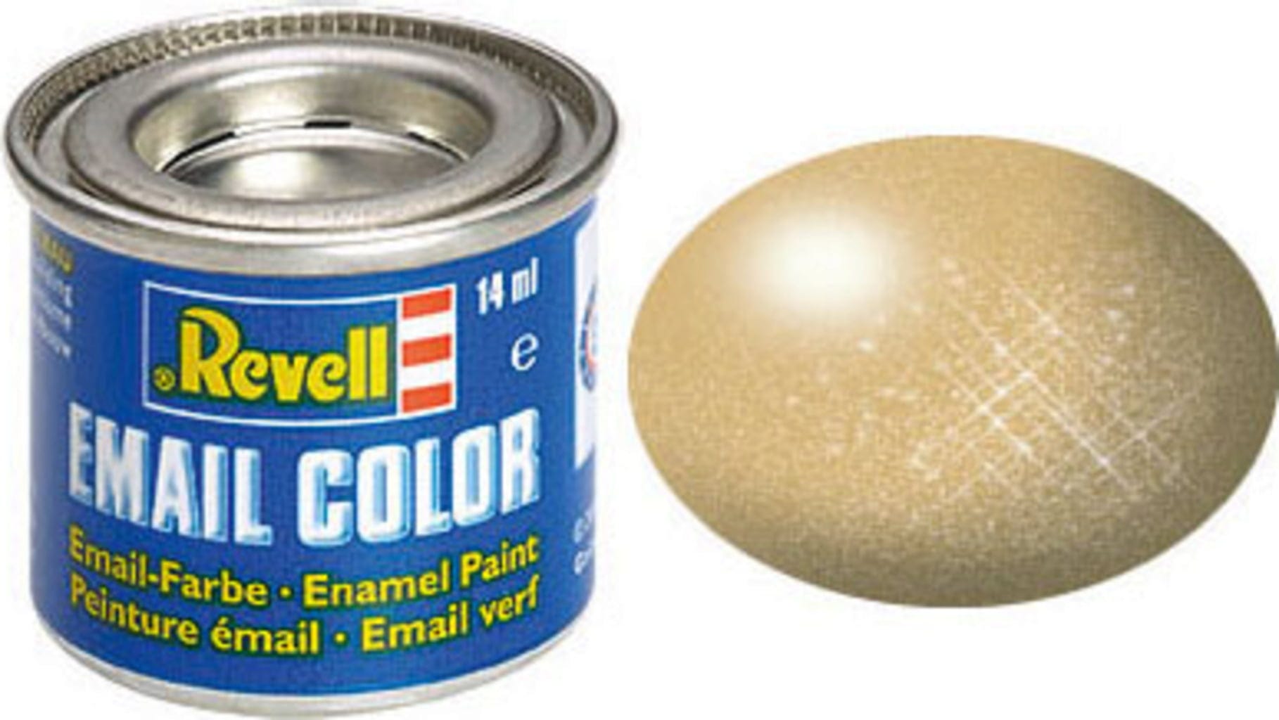 Revell  Email Color gold, metallic, 14 ml    Die beliebten Farben von Revell in 89 verschiedenen Farbtönen