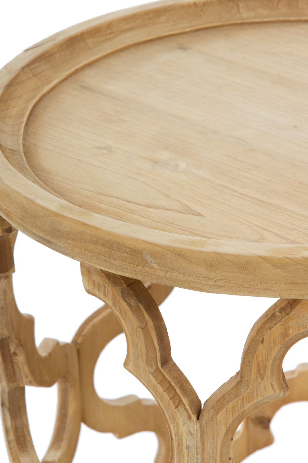 Beistelltisch AMAZONIA - Tannenholz - ø 39,5 cm