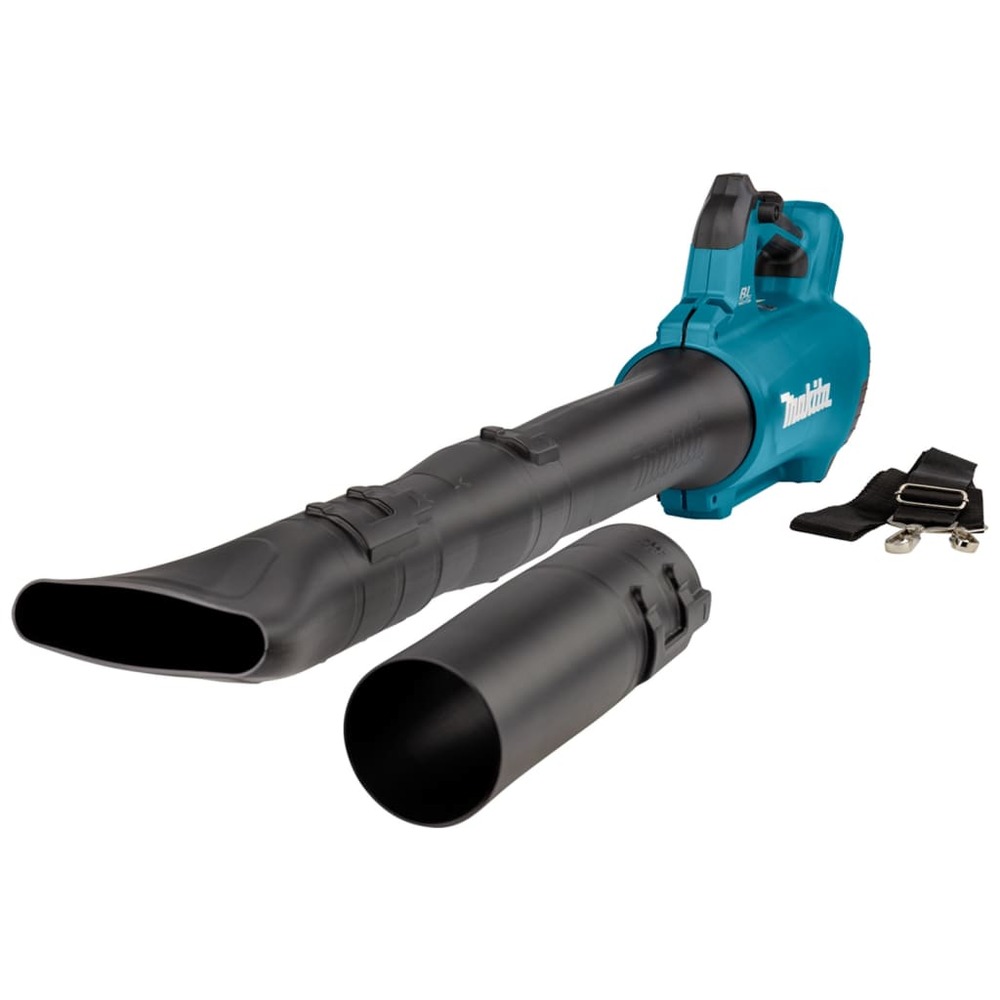 Souffleur à feuilles sans batterie 18 v noir et bleu