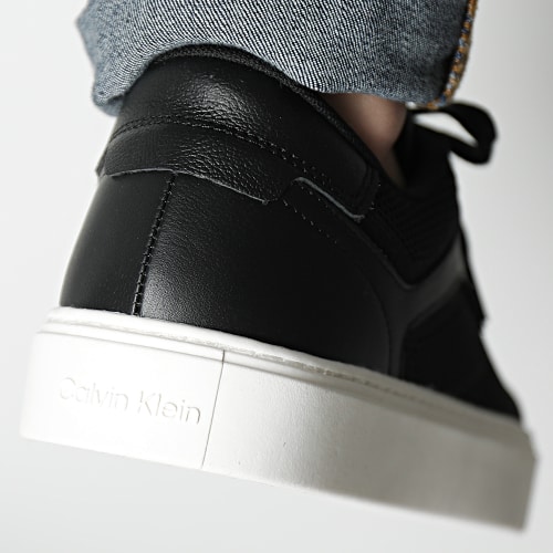 Baskets Low Top Lace Up Knit 0922 CK Black