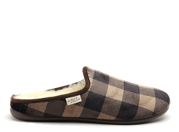 La maison de l espadrille chaussons homme 6731 5 marron