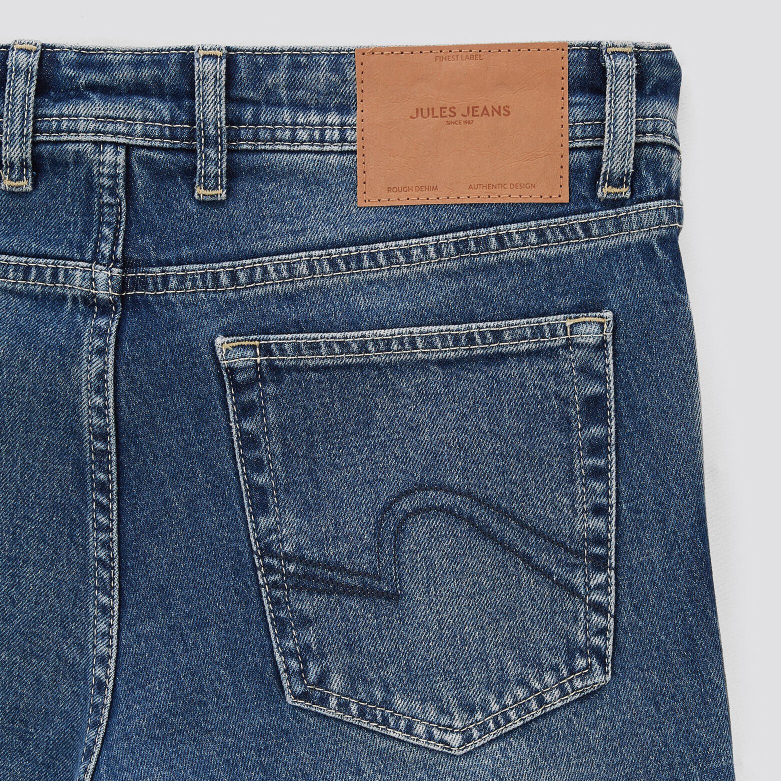 Jean slim contenant du coton régénératif Bleu