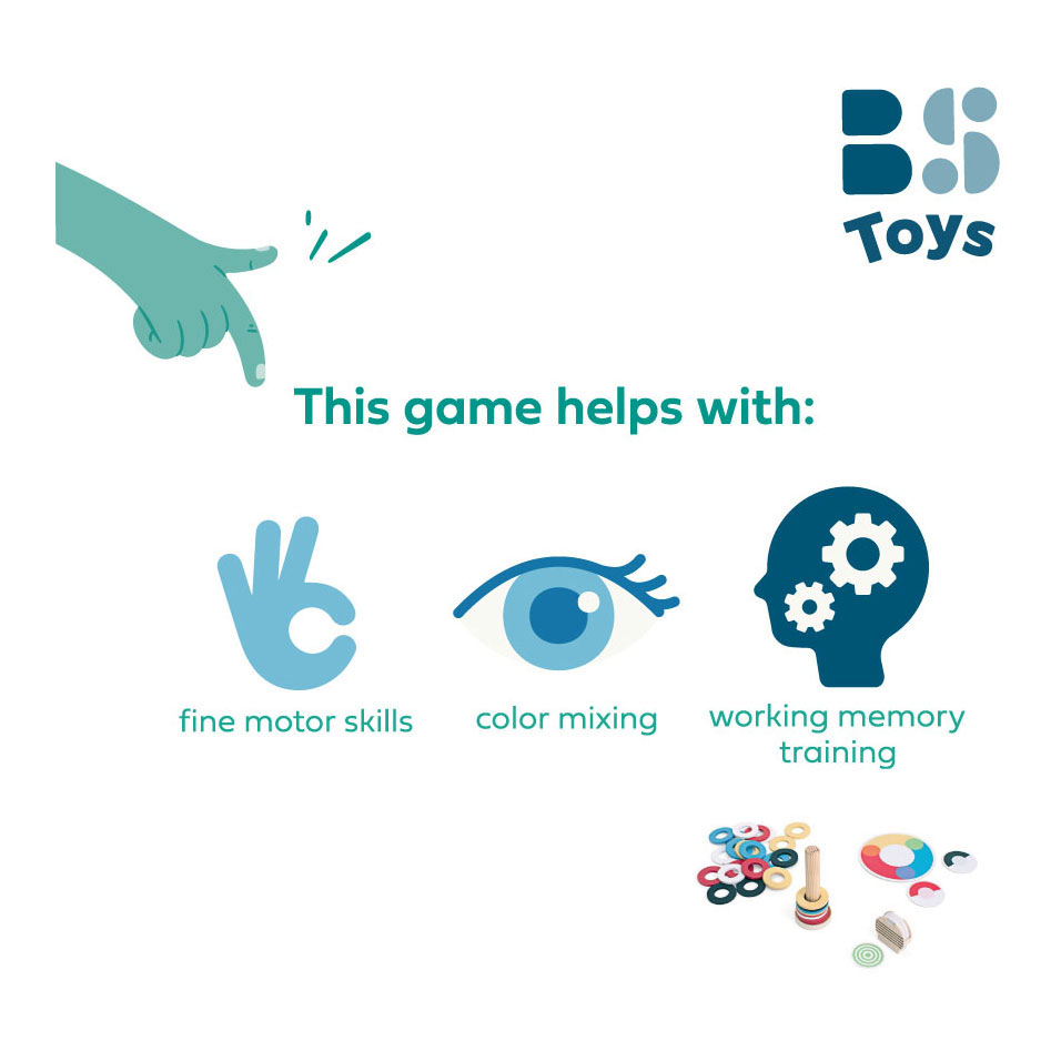 BS Toys Kleurcombinatie Race Spel