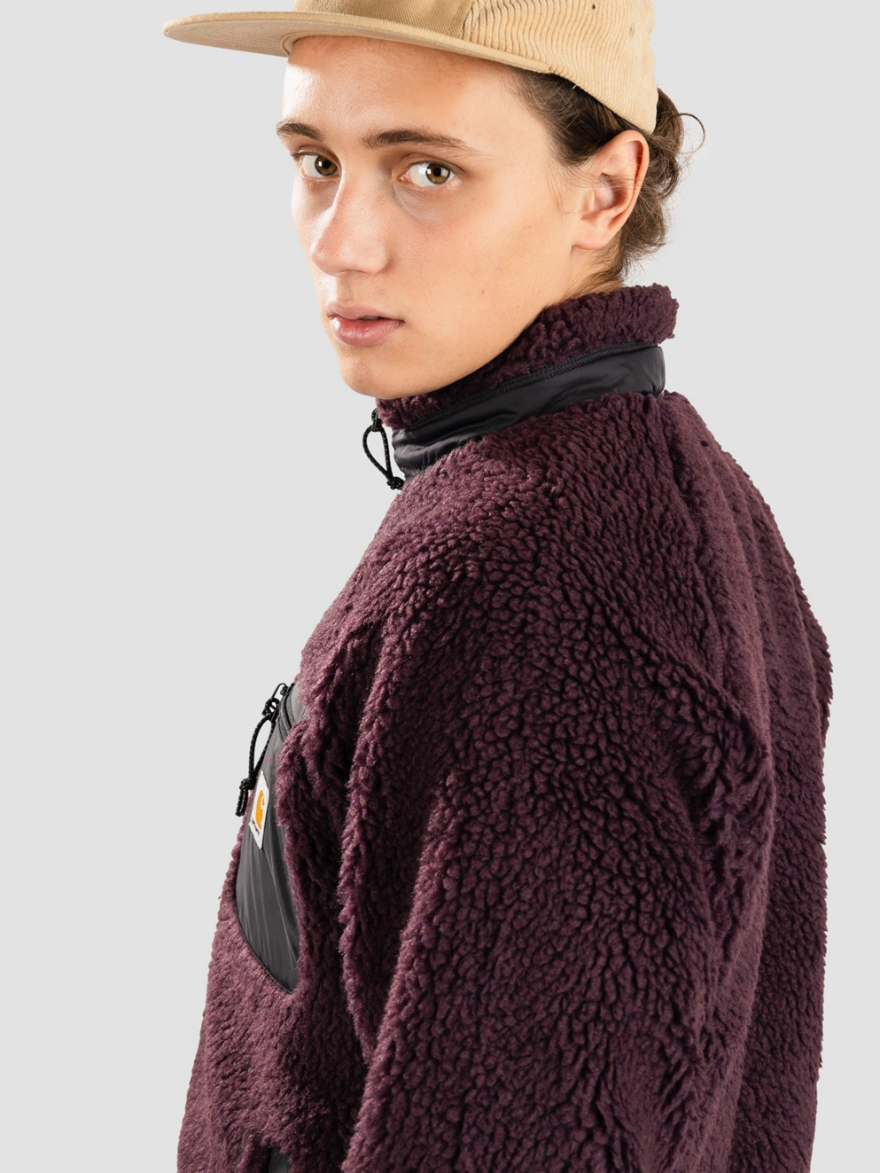 Carhartt WIP Prentis Liner Jacket dark plum/black