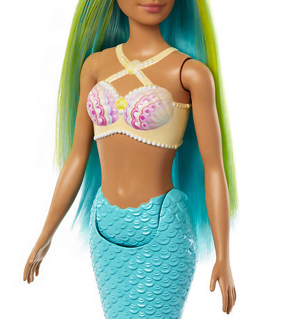 Barbie Dukke - 30 cm - Core - Havfrue - Blå/ Grøn