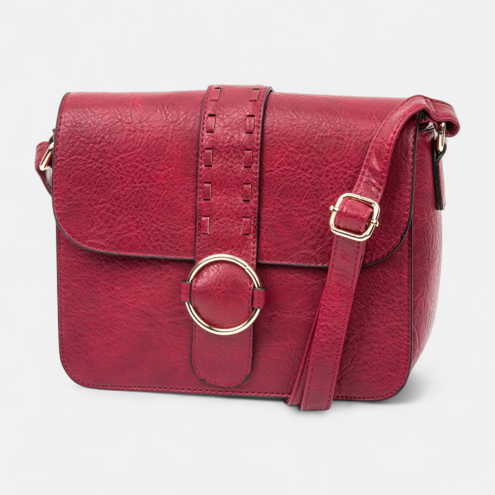 Sac bandoulière bordeaux