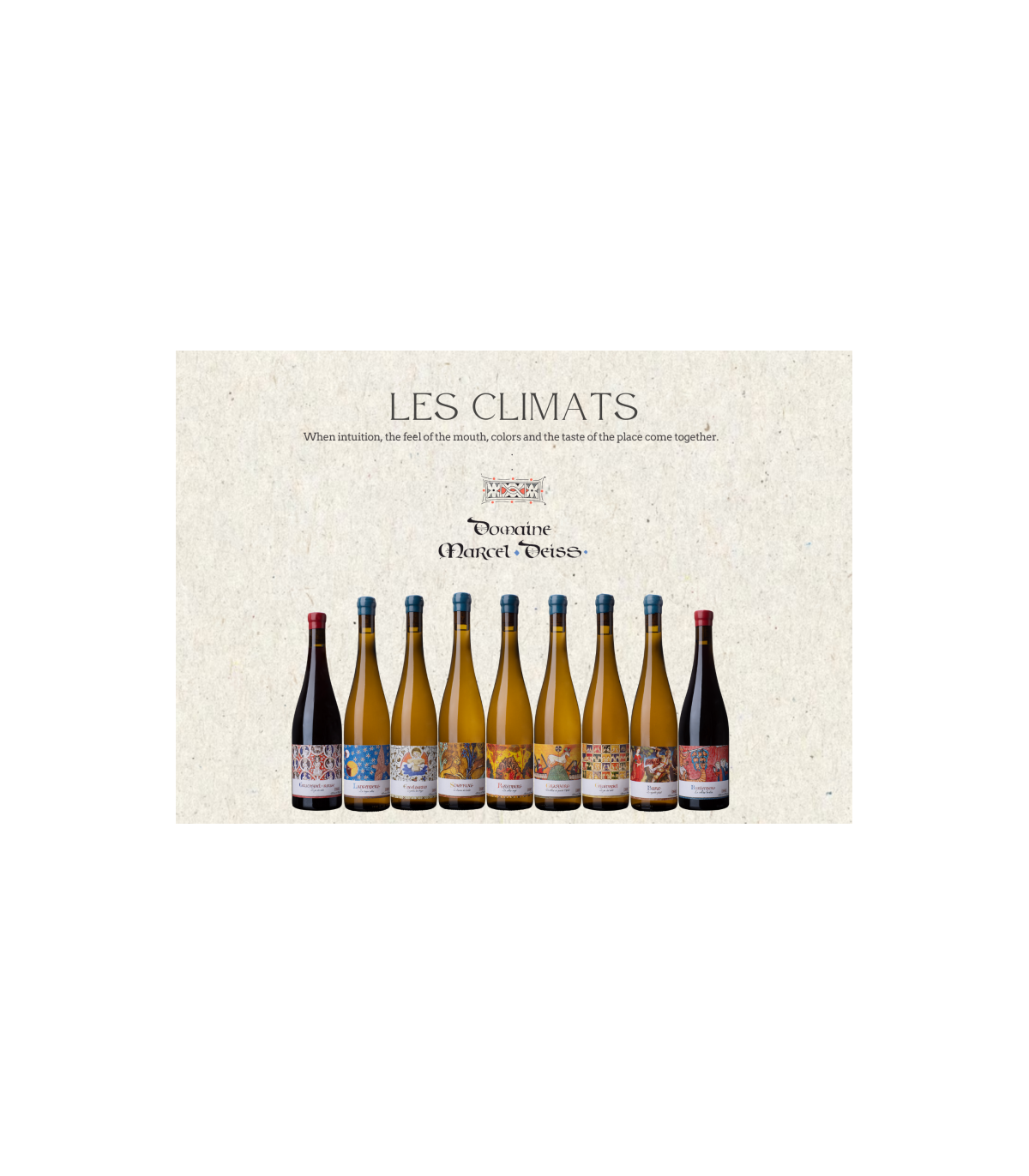 Domaine Marcel Deiss Alsace coffret de 9 bouteilles