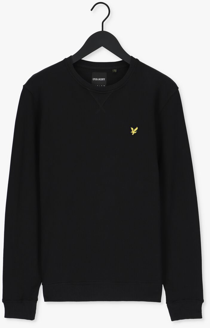 LYLE & SCOTT zwarte lyle & scott trui crew neck sweatshirt