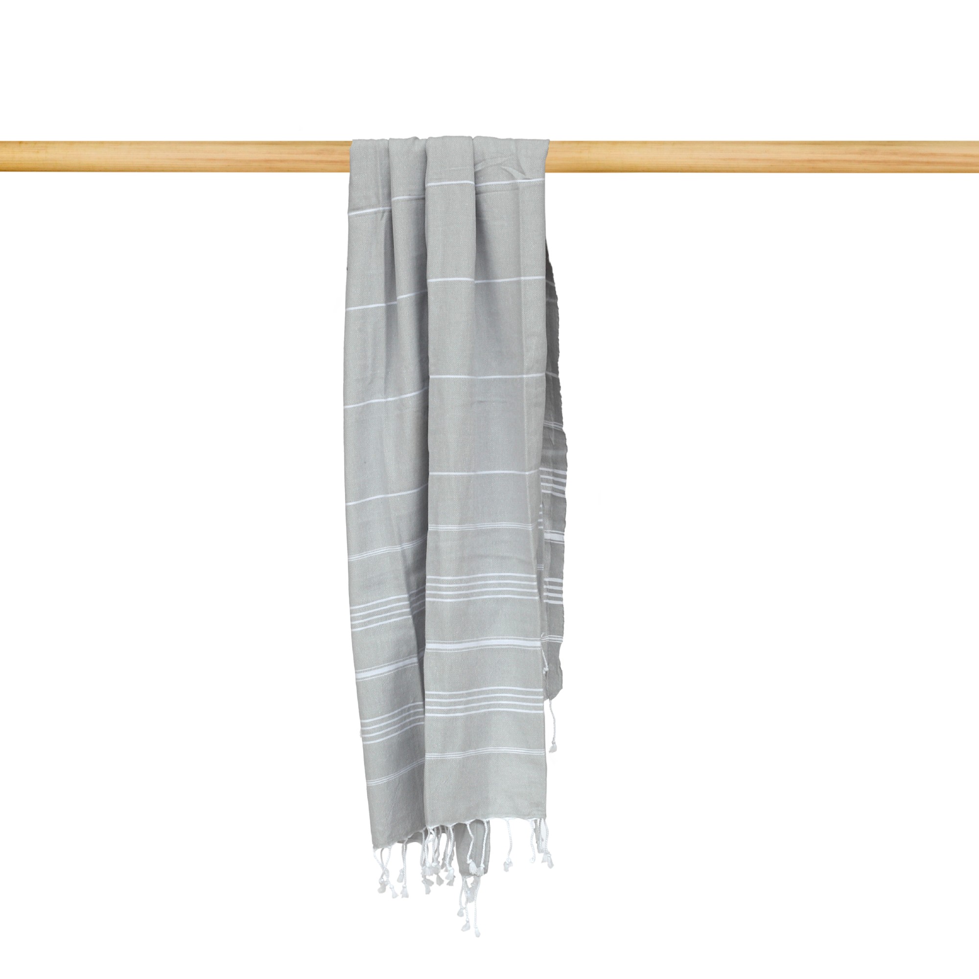 Hamamtuch 'Sulten', grau, L 175 cm, B 95 cm von fischer's lagerhaus