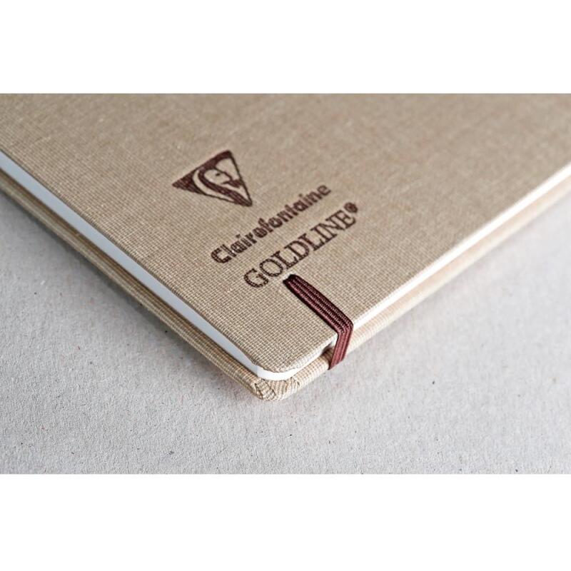 Goldline Voyage carnet toilé 32F 15x15cm 180g - Naturel