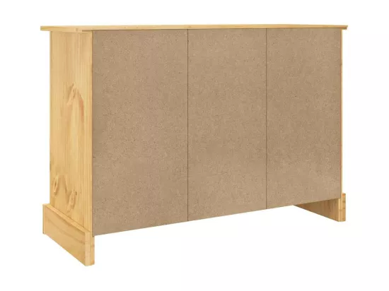 Buffet Corona marron 112x44x78 cm bois massif pin mexicain