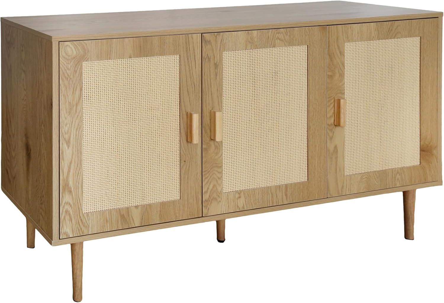 Riess Ambiente Design Sideboard Vienna - 120cm - Natur - Holzwerkstoff Wiener Geflecht Rattan - Kommode Schrank