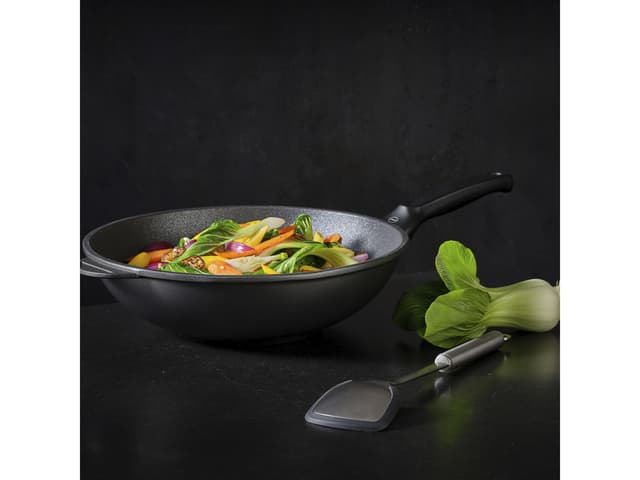 Rösle Wokske/røreske 38,8 cm Stål/Sort