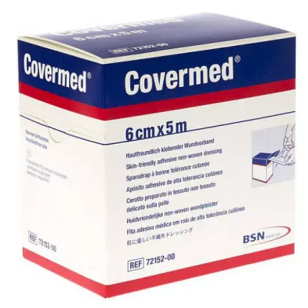 Fita adesiva para curativo Covermed da BSN Medical, 6 cm x 5 m