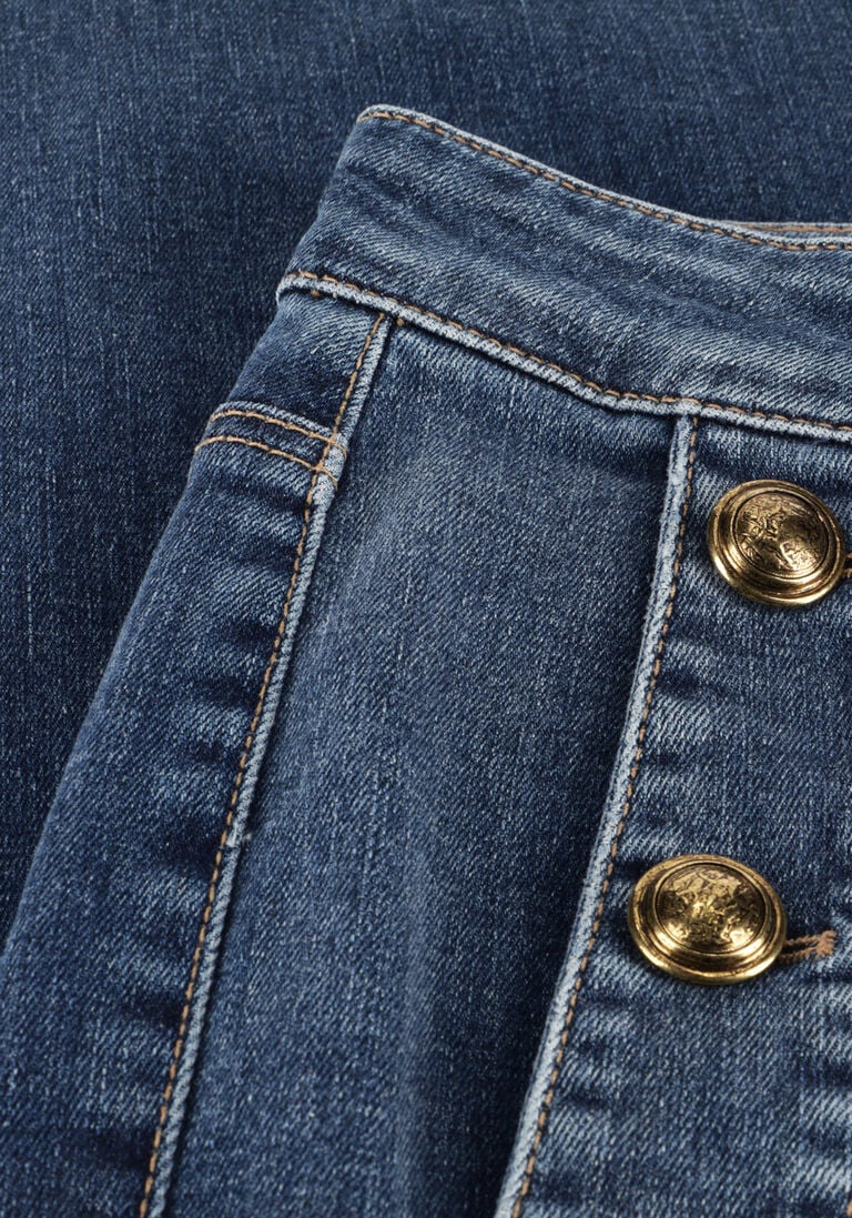 blauwe luisa cerano wide jeans 628811/4174