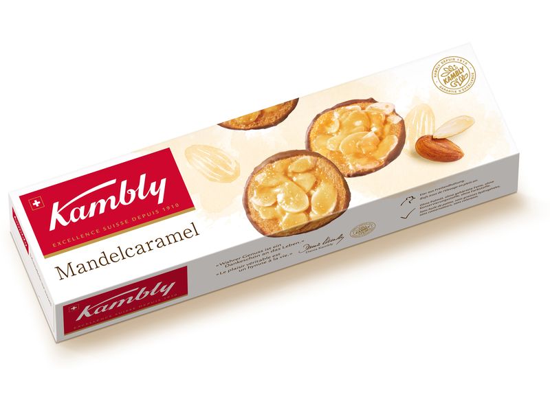 Kambly Guetzli Mandelcaramel 100 g Guetzlispezialität aus der Schweiz