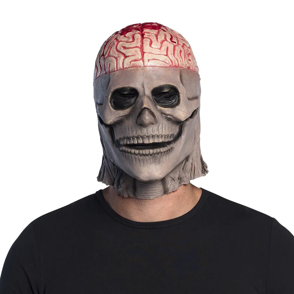 Halloween Masker Schedel Met Hersenen