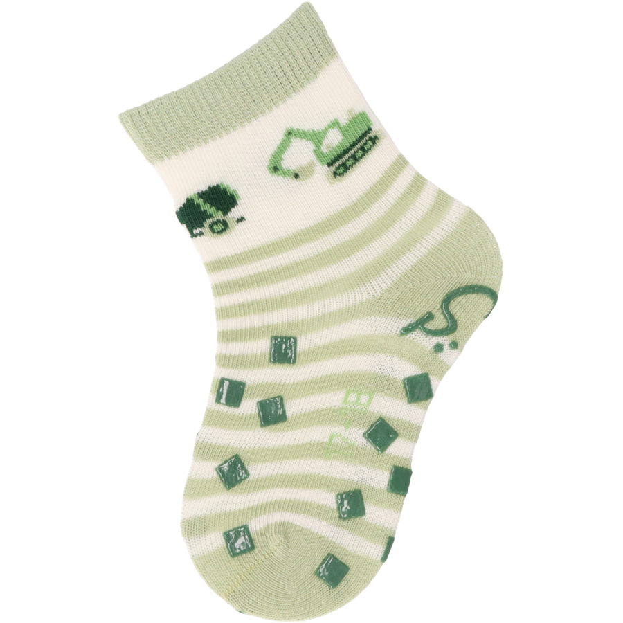 Sterntaler ABS-Krabbelsocken DP Bagger blassgrün