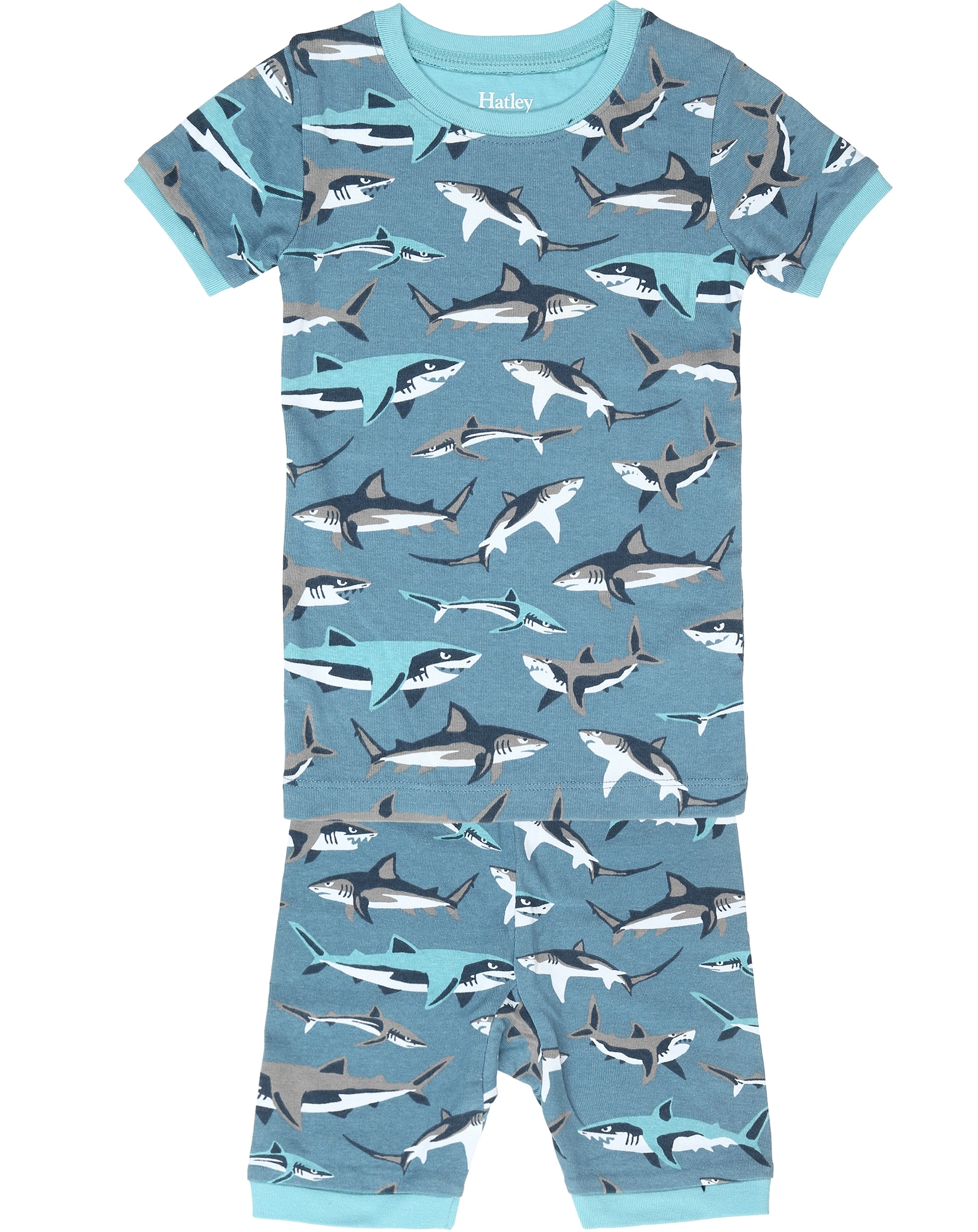 Schlafanzug SNEAK AROUND SHARKS in blau
