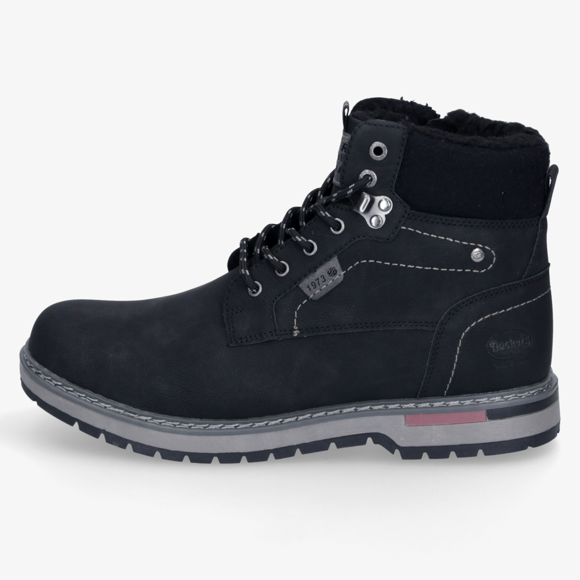 Dockers Herren Winterstiefel schwarz