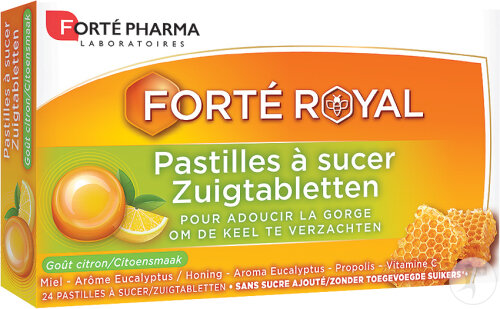 Forté Pharma Forté Royal Pastilles Gorge Citron 24 Pièces
