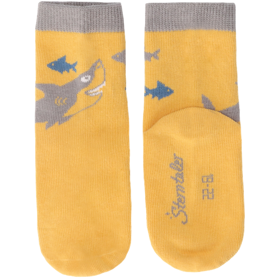 Sterntaler Socken 3er-Pack Fische mattgelb