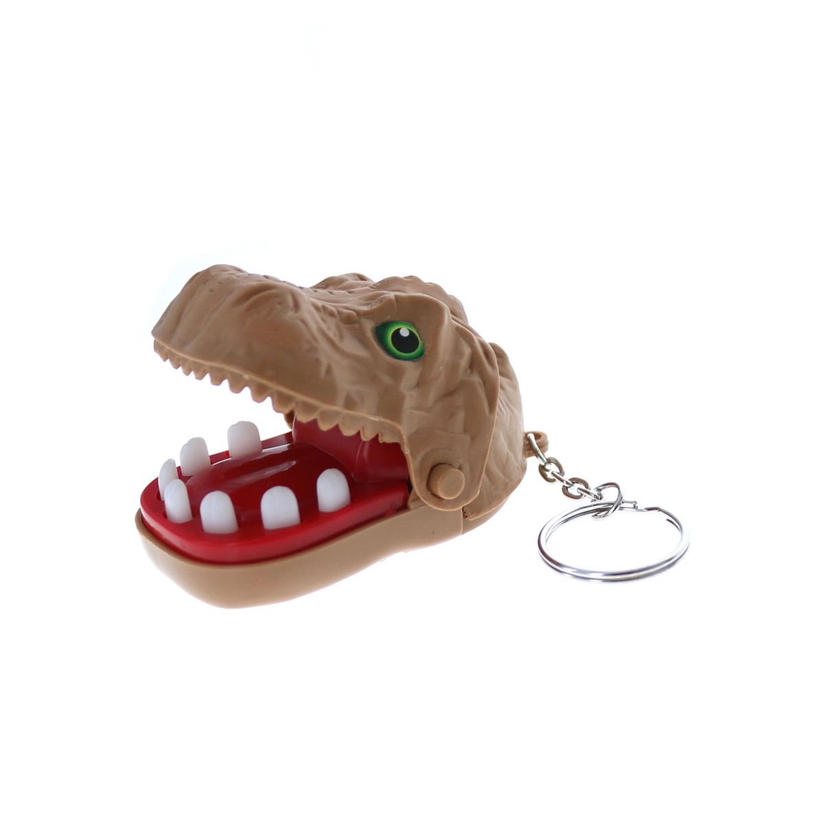 Porte-clés dinosaure mordant Mercredi et Patati