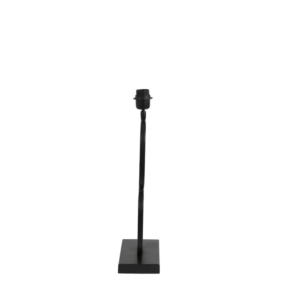 Lampvoet Lutika - Zwart - 23x11,5x46cm