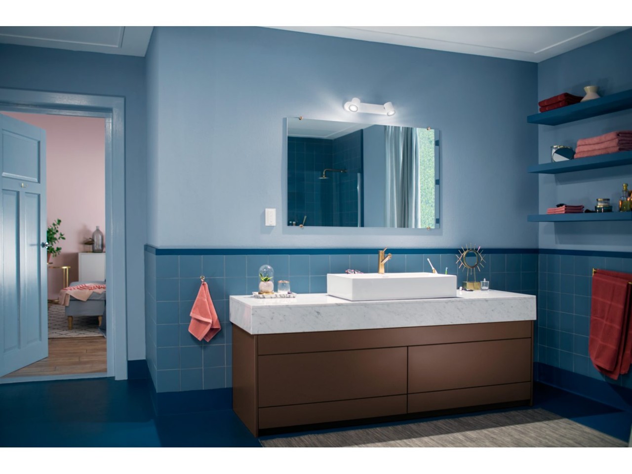 Philips Hue - Adore Bathroom Spot light with Remote - White Ambiance