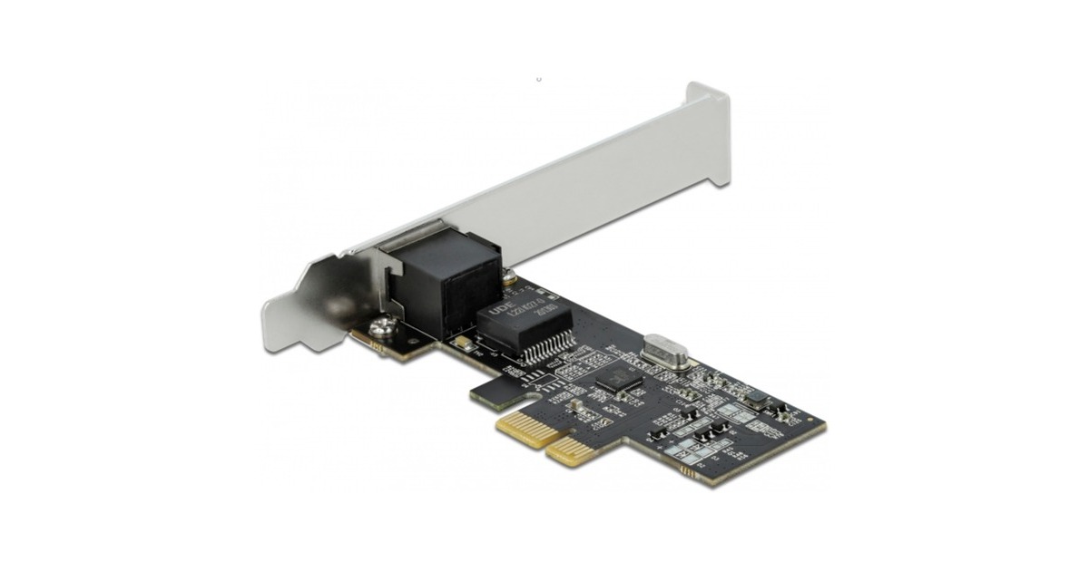 DeLOCKPCI Express x1 Kaart naar 1x 2,5 GB LAN netwerkadapter