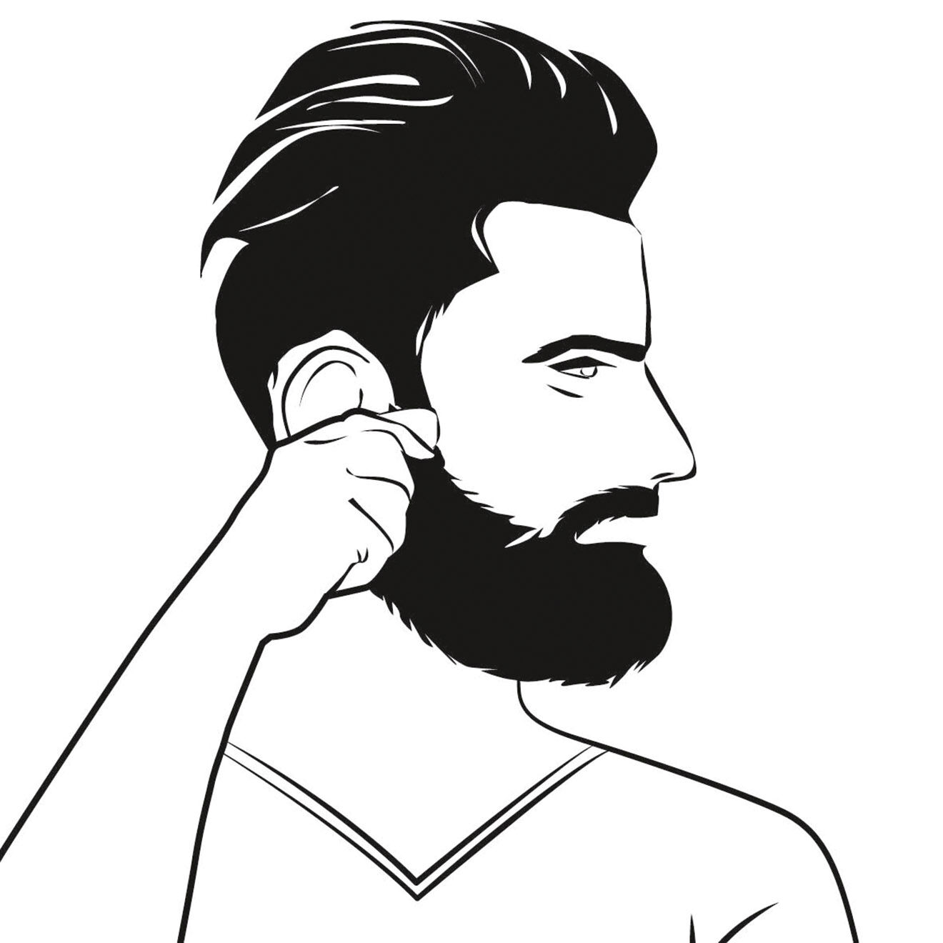 Beurer Tondeuse à barbe Barbers Corner HR 4000