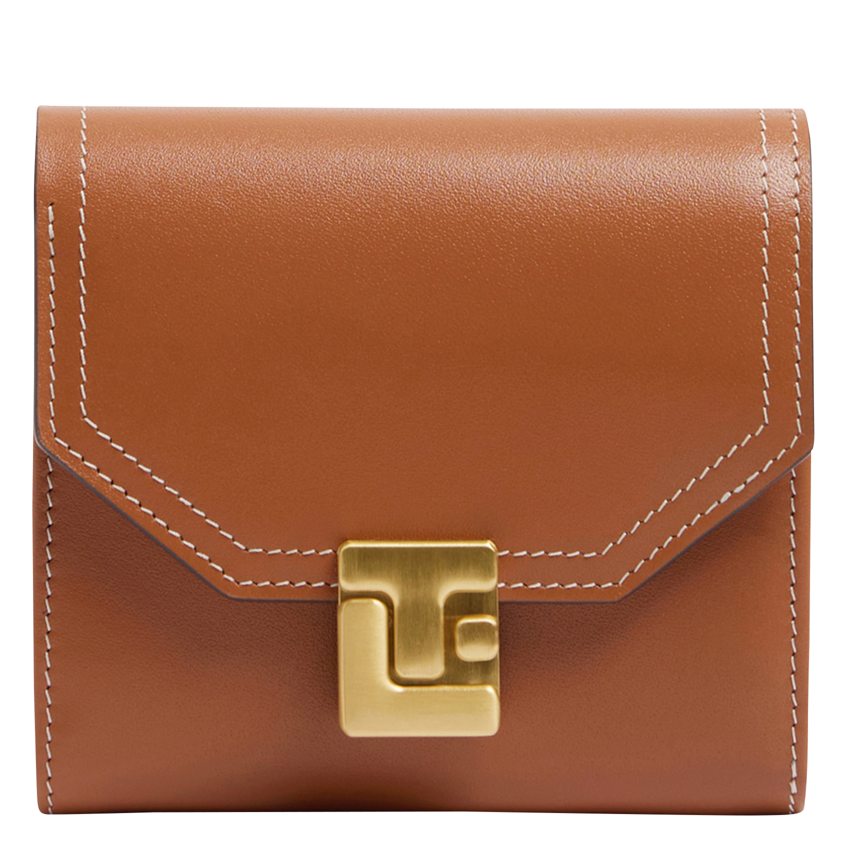 ROSE - Portefeuille en cuir | Marron