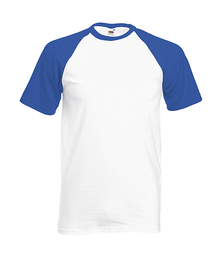 Fruit of the Loom 61-026-0 - T-shirt Baseball Coton Premium à Manches Raglan