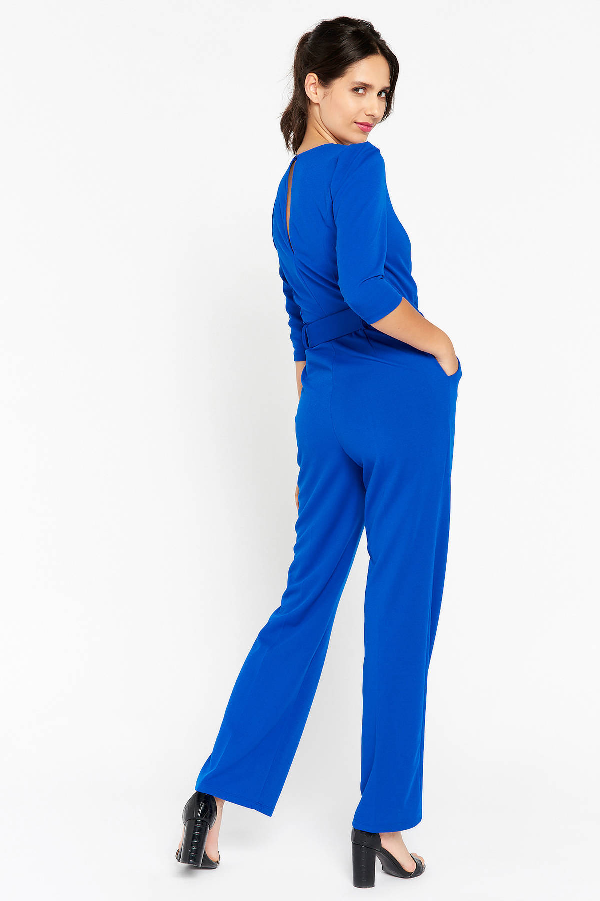 LOLALIZA jumpsuit cobalt blauw