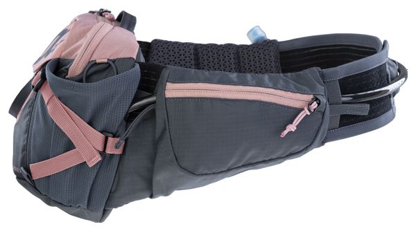 Ceinture Banane VTT Evoc Pro 3 Gris/Rose   Poche à Eau 1.5L
