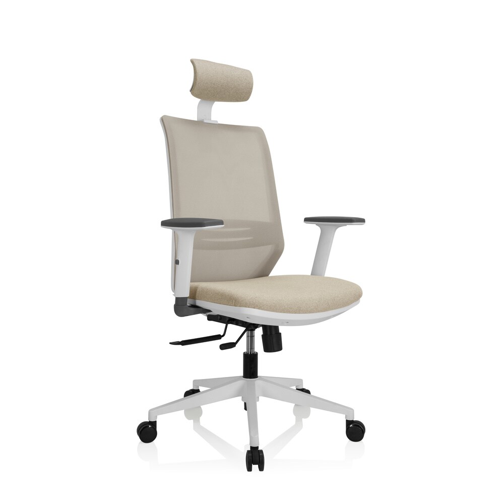Profi Bürostuhl PROFONDO PRO W Stoff/Netzstoff mit Armlehnen (höhenverstellbar) hjh OFFICE