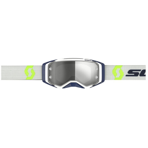 Scott - Masque Prospect Light Sensitive Blanc / Bleu foncé / Jaune fluo