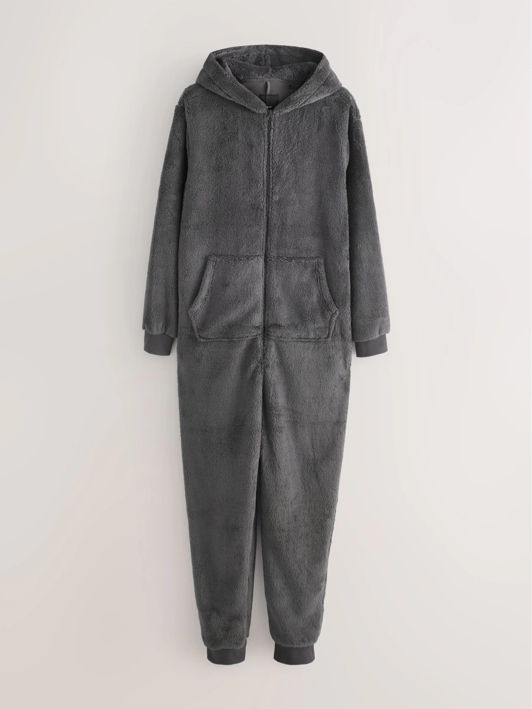 Leisteen grijs - Borg Fleece Onesie