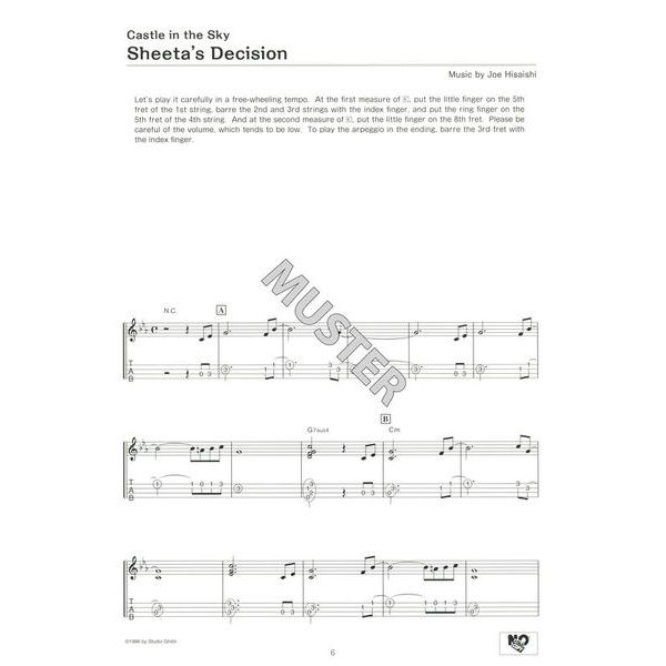 Yamaha Music Entertainment Studio Ghibli Songs Ukulele 1