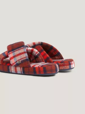 Pantufas xadrez recicladas